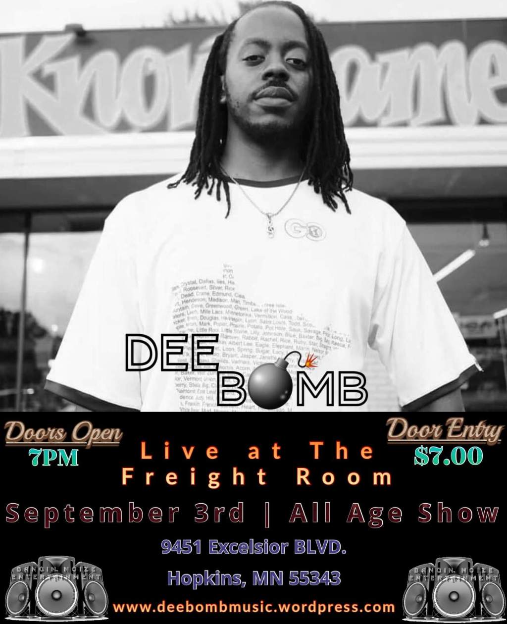 Live at The Freight Room on&nbsp;9/3/22